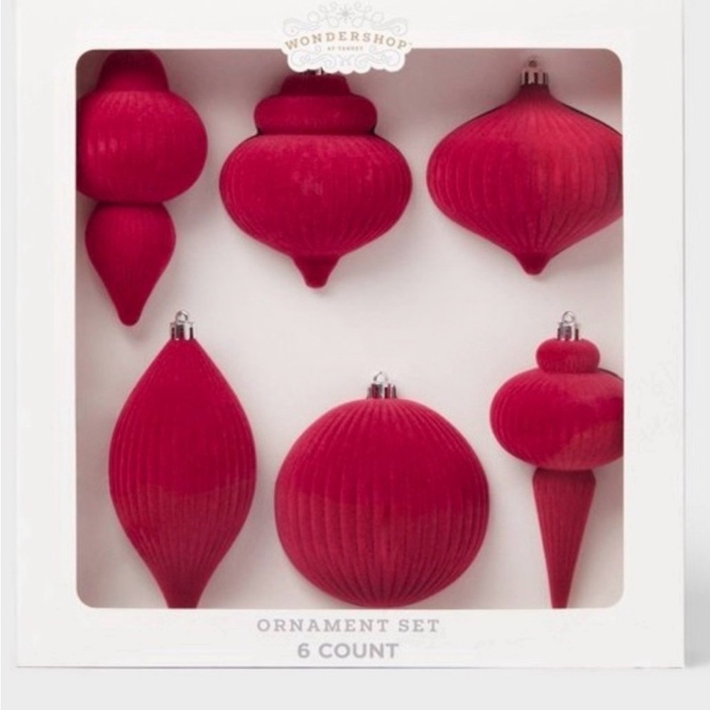 Target Wondershop Velvet Pink Ornament Set - 2 boxes